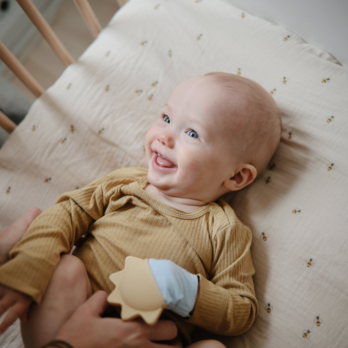 Organic Cotton Muslin Crib Sheet - Various Colors