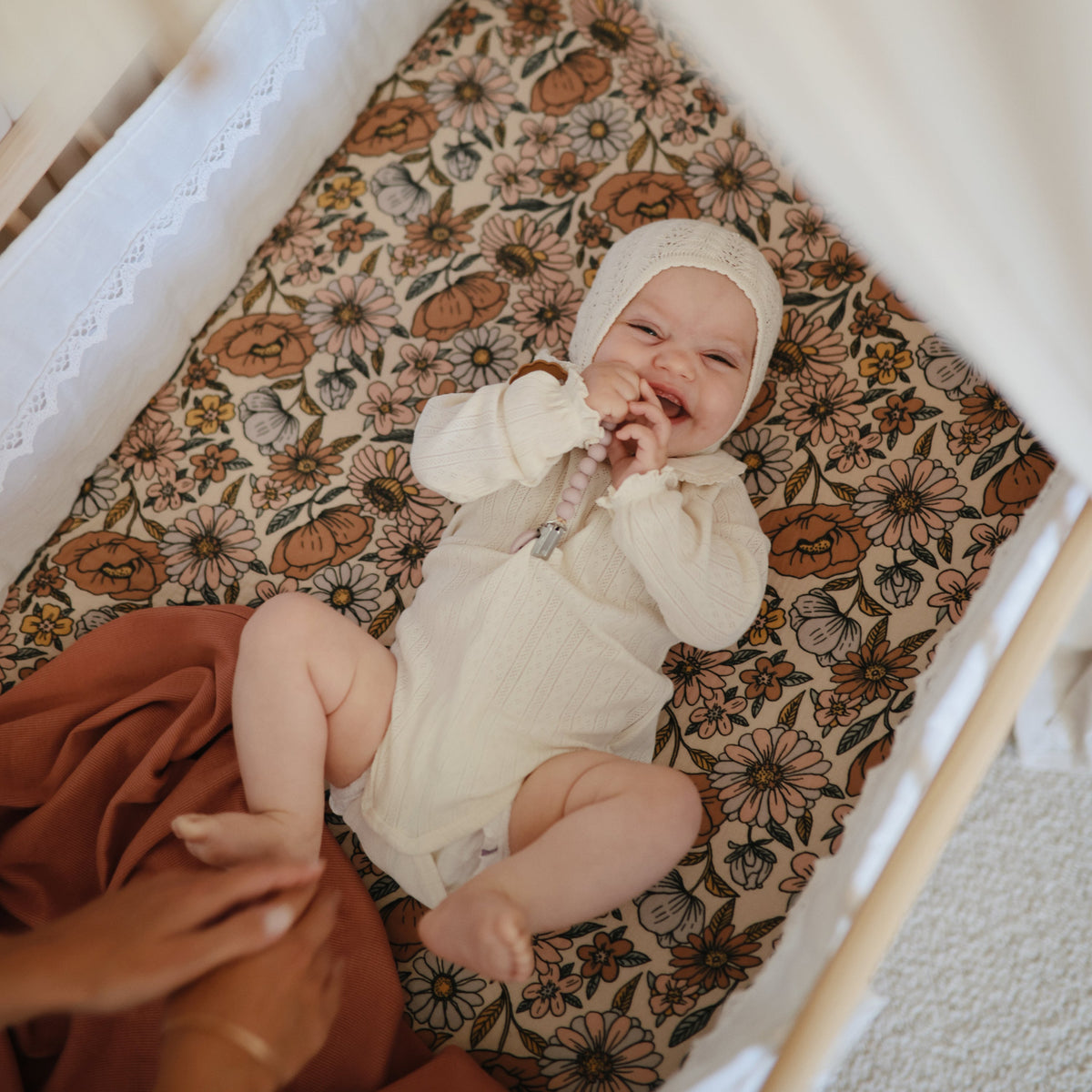 Organic Cotton Muslin Crib Sheet - Various Colors