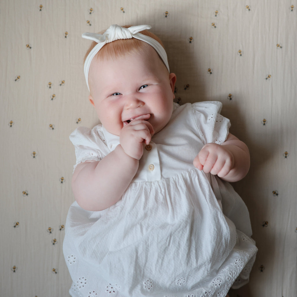 Organic Cotton Muslin Crib Sheet - Various Colors