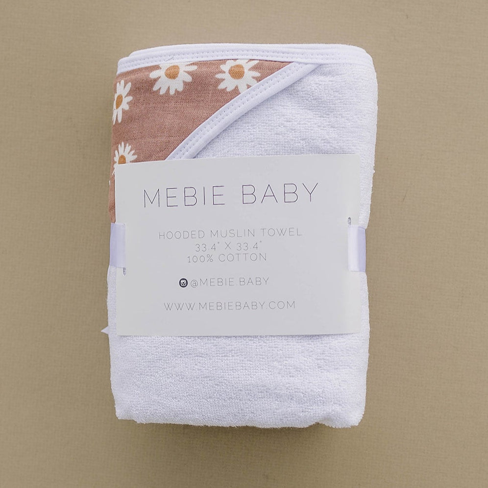 Muslin hooded towel- daisy dream*