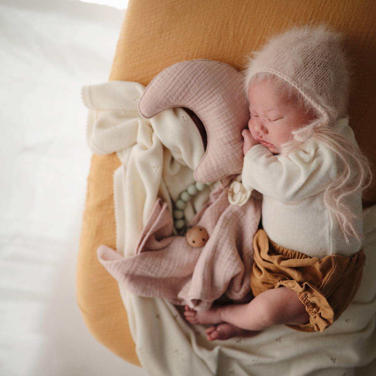 Organic Cotton Muslin Crib Sheet - Various Colors