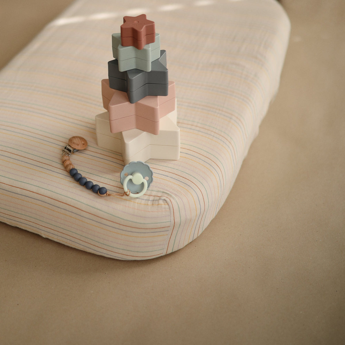 Organic Cotton Muslin Crib Sheet - Various Colors
