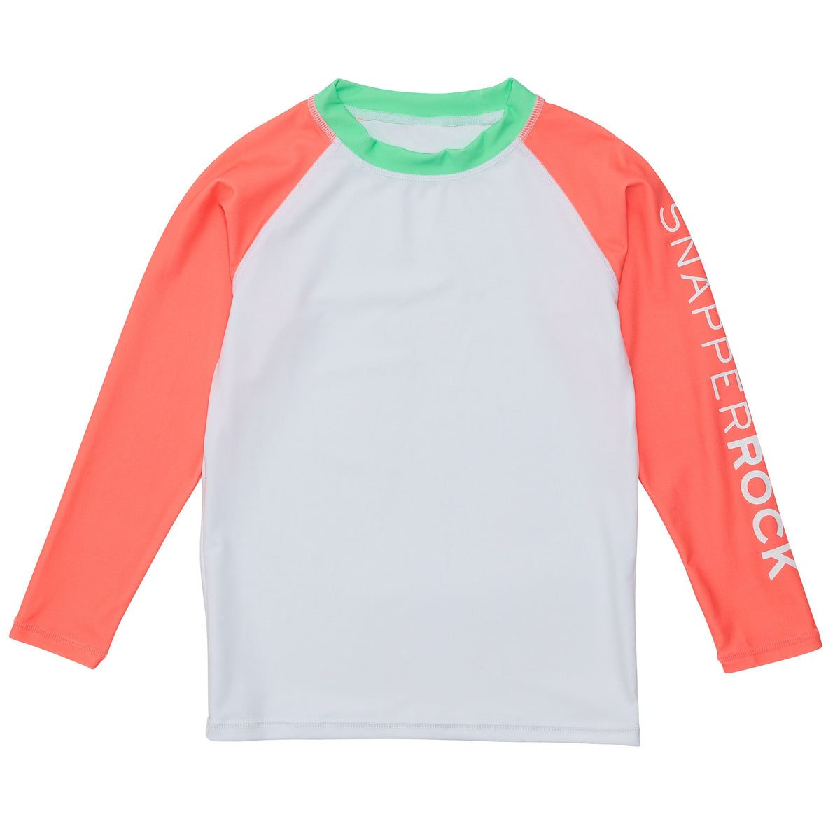 Rash guard- white coral*