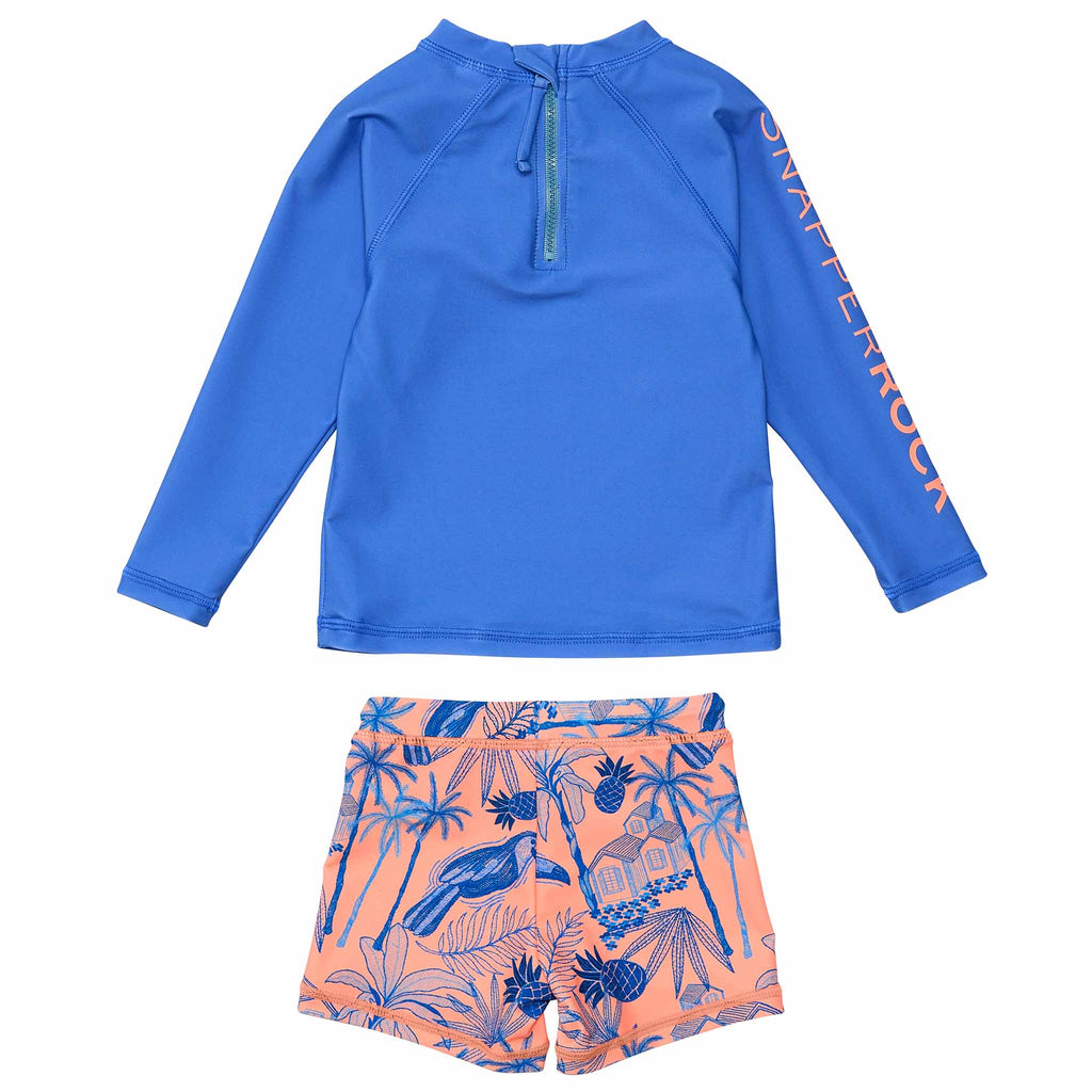 Rash guard swim set- Tropicana vacay*