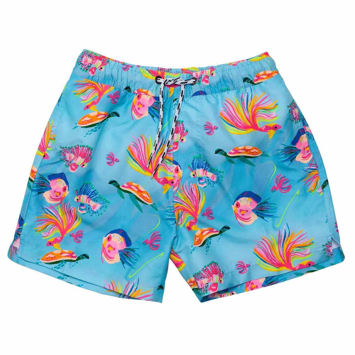 Swim short- kaleido fish*