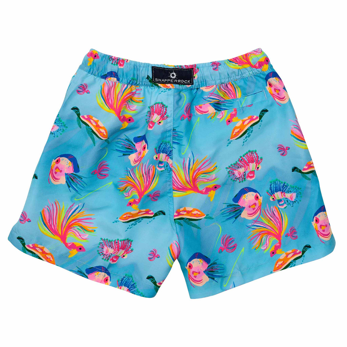 Swim short- kaleido fish*