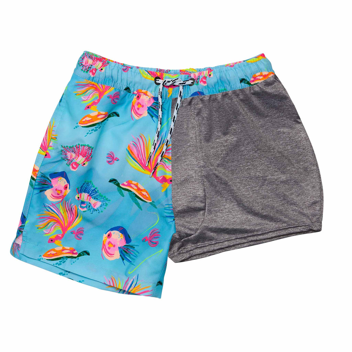 Swim short- kaleido fish*