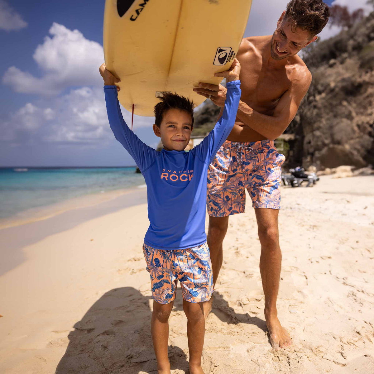 Swim short- Tropicana vacay*