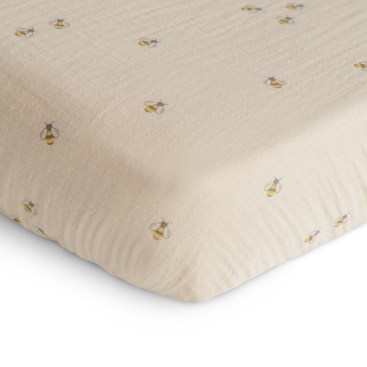 Organic Cotton Muslin Crib Sheet - Various Colors
