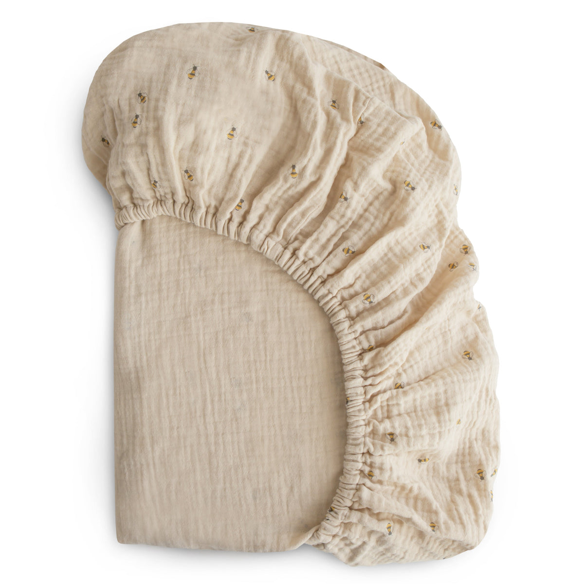 Organic Cotton Muslin Crib Sheet - Various Colors