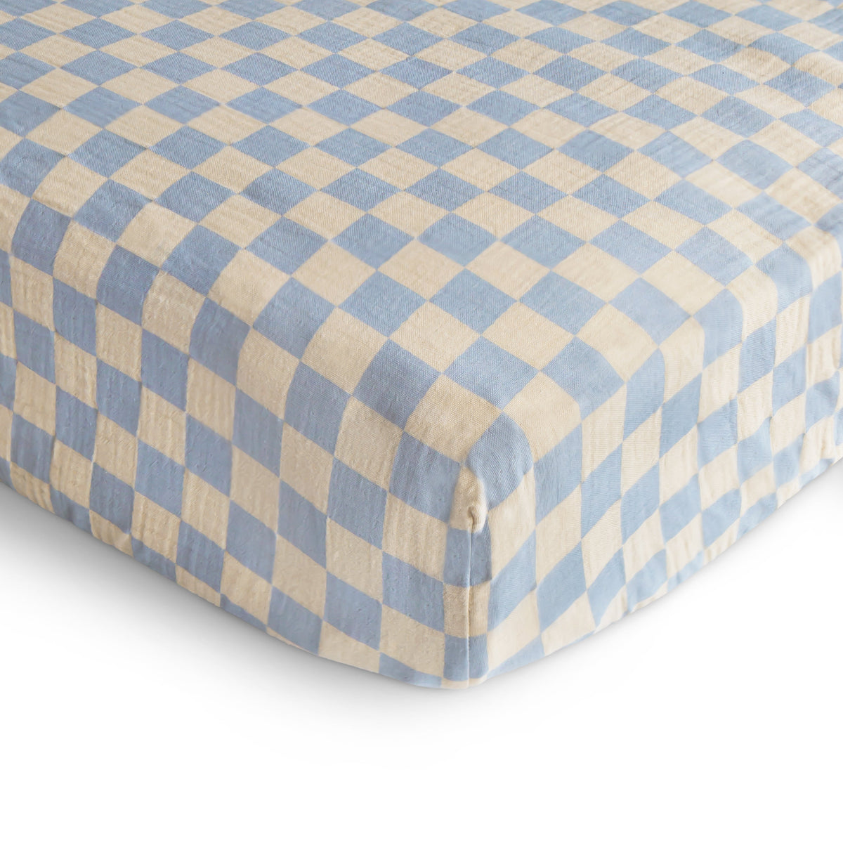 Organic Cotton Muslin Crib Sheet - Various Colors