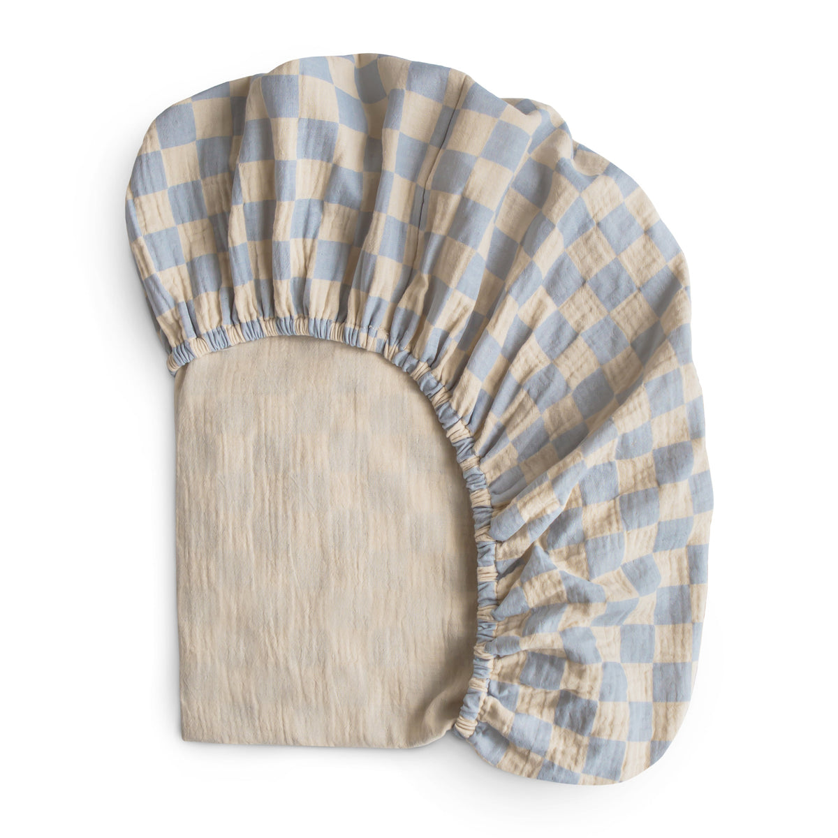 Organic Cotton Muslin Crib Sheet - Various Colors
