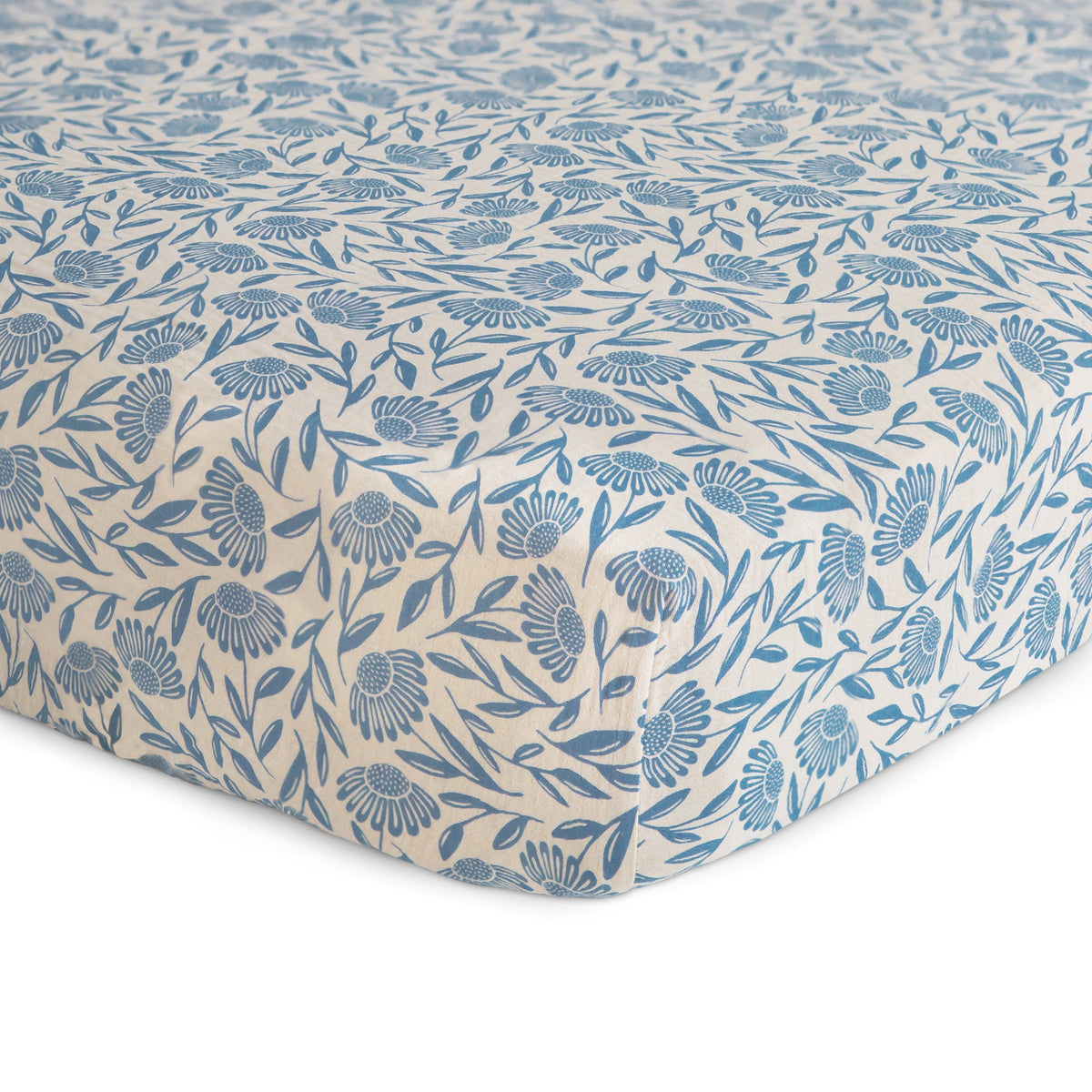 Organic Cotton Muslin Crib Sheet - Various Colors