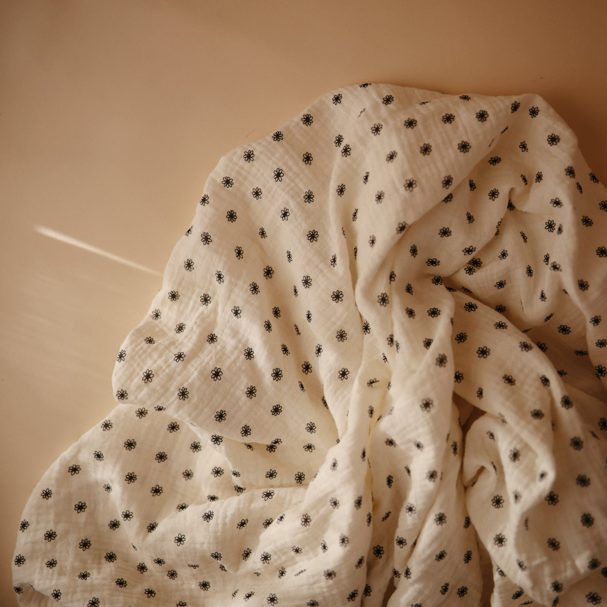 Organic Cotton Muslin Crib Sheet - Various Colors