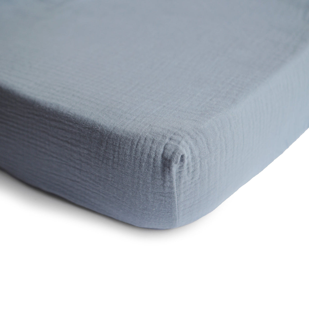Organic Cotton Muslin Crib Sheet - Various Colors