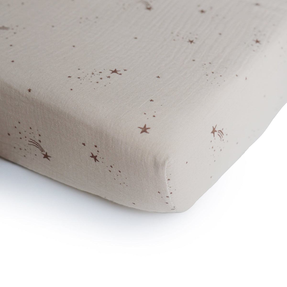 Organic Cotton Muslin Crib Sheet - Various Colors