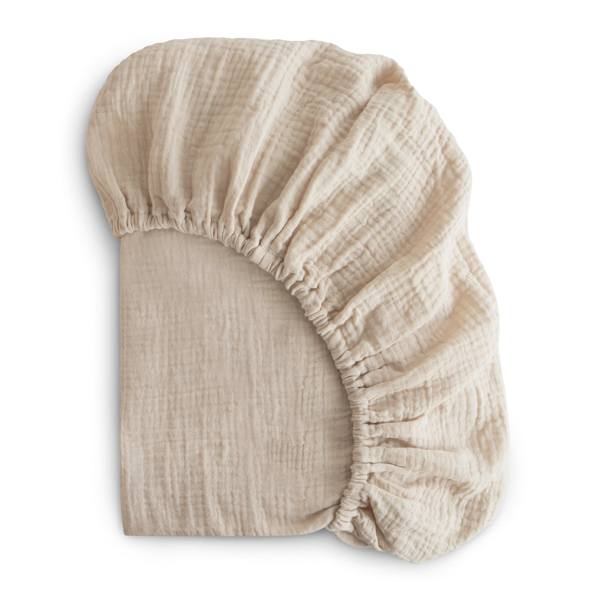 Organic Cotton Muslin Crib Sheet - Various Colors