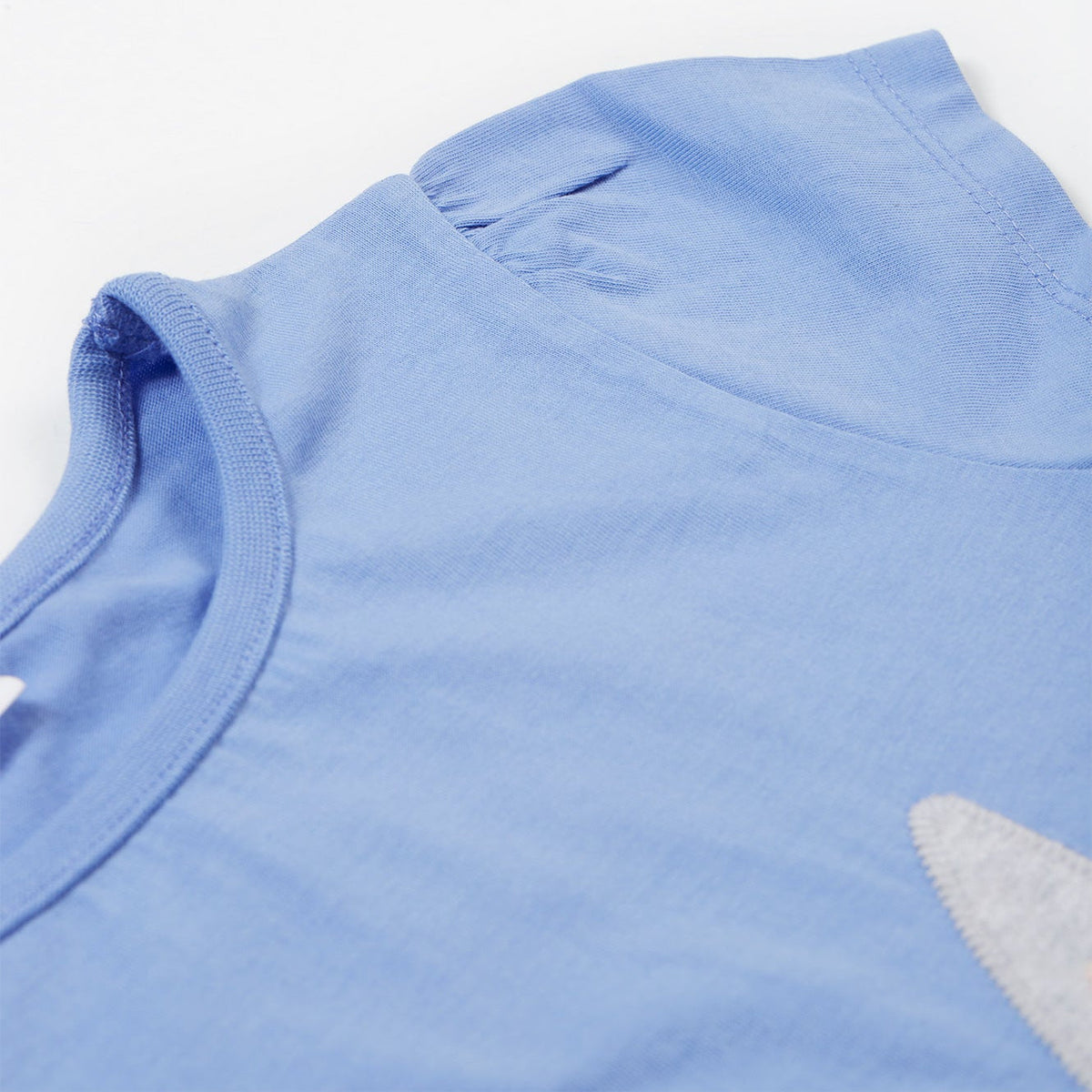 Short-sleeved t-shirt- bunny appliqué