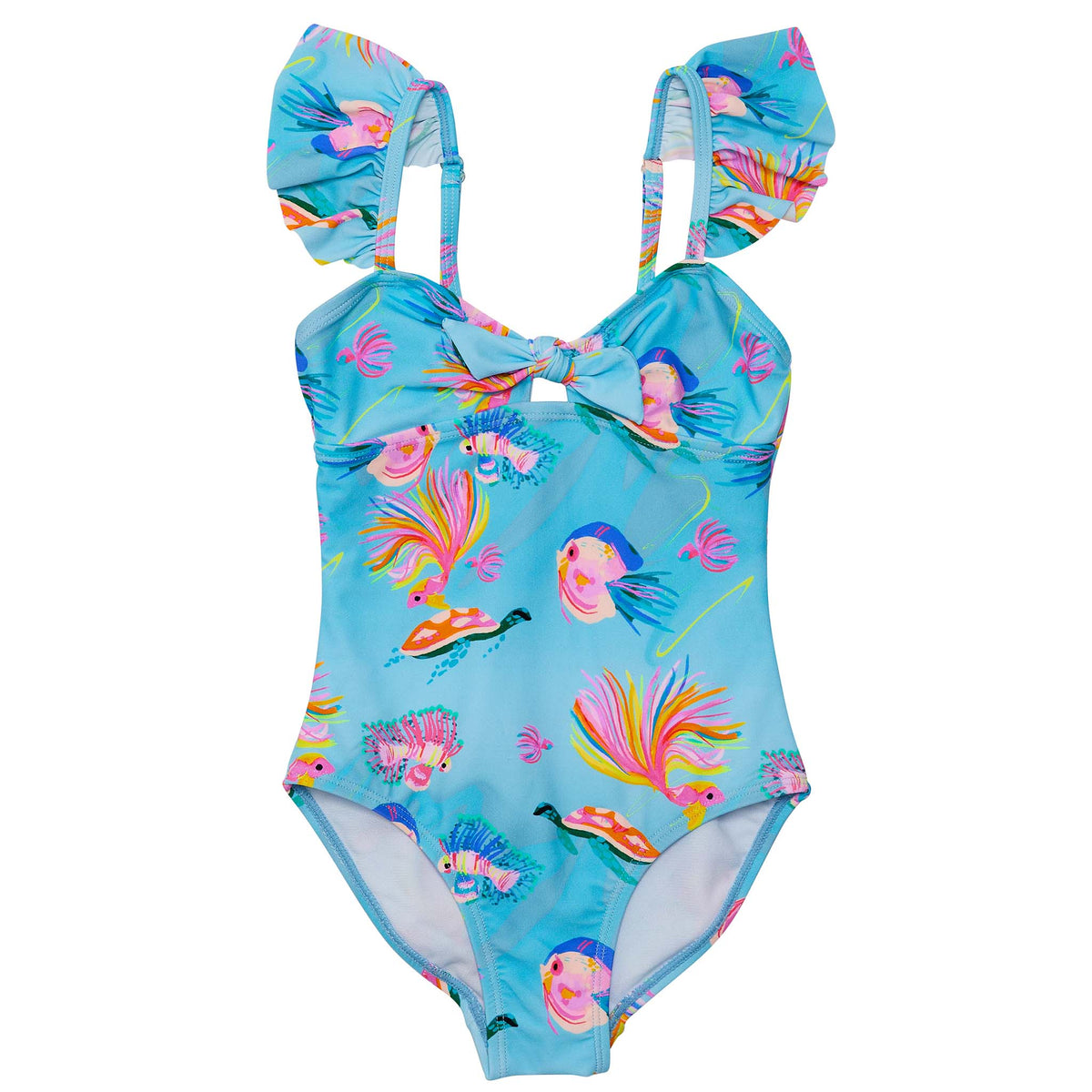 Frill swimsuit- kaleido fish*
