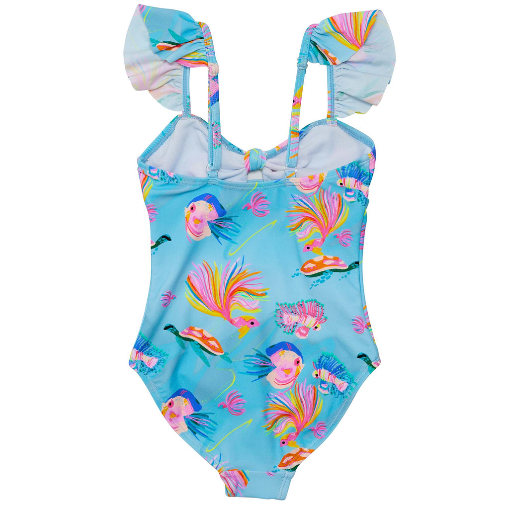 Frill swimsuit- kaleido fish*