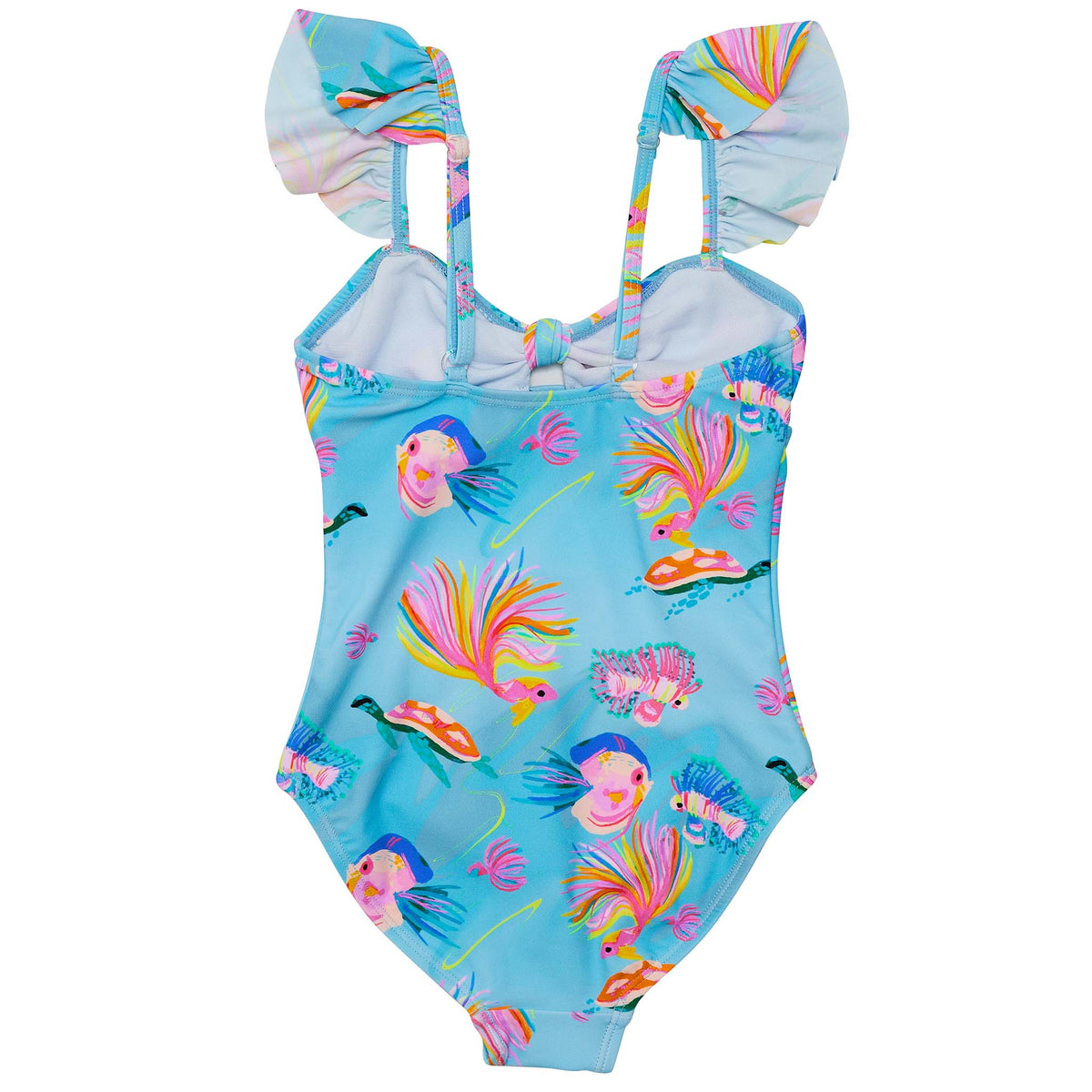 Frill swimsuit- kaleido fish*