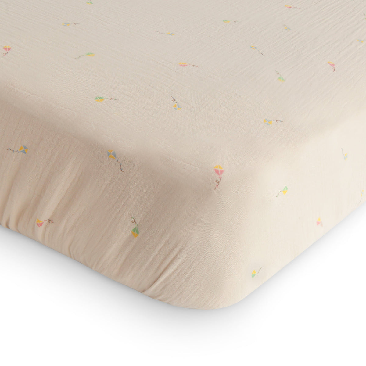 Organic Cotton Muslin Crib Sheet - Various Colors