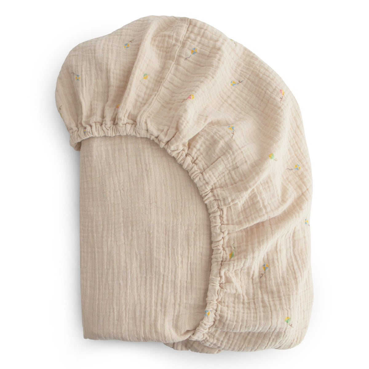 Organic Cotton Muslin Crib Sheet - Various Colors