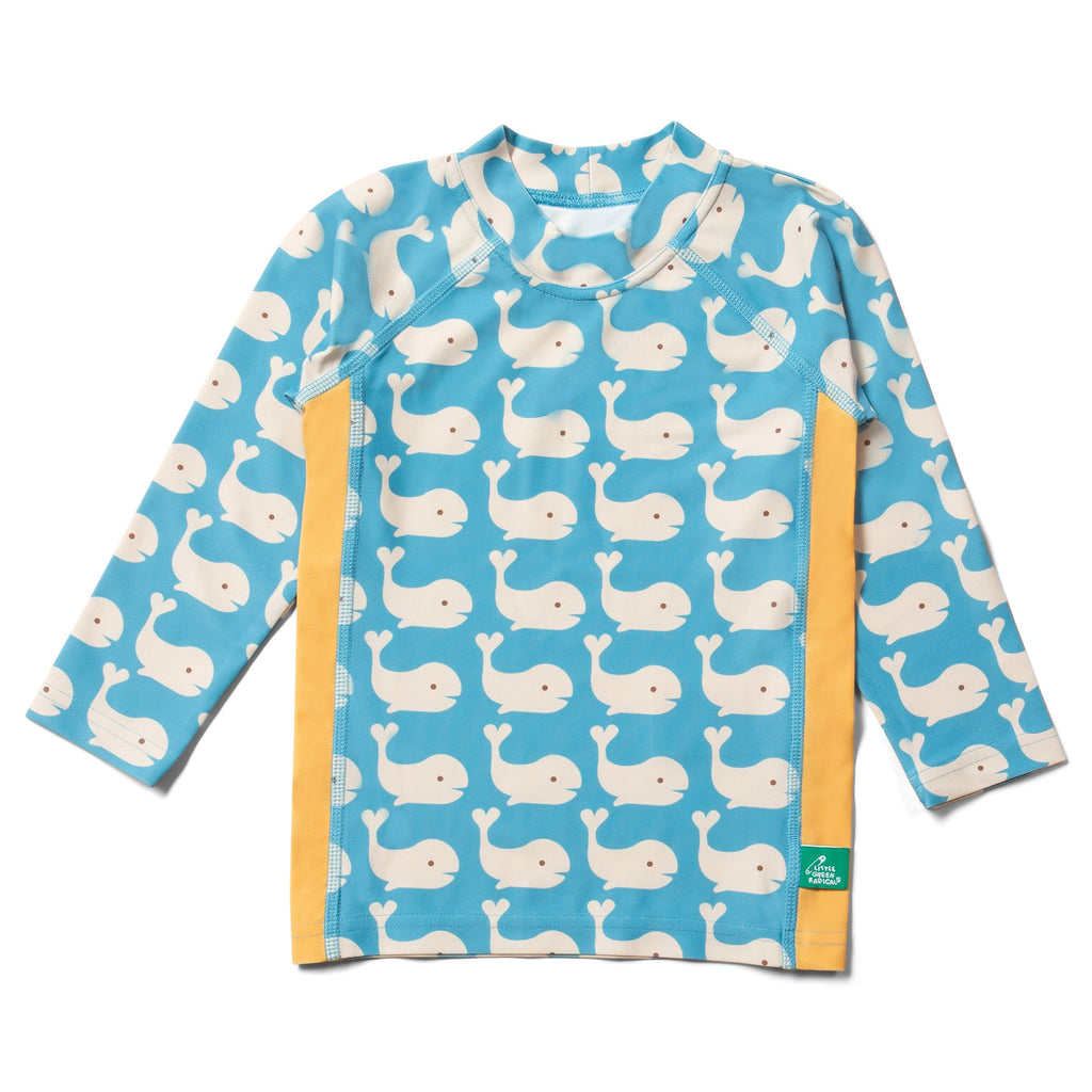 Rash guard- blue whales