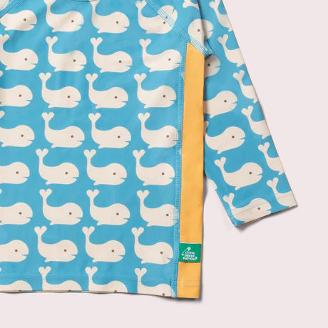 Rash guard- blue whales
