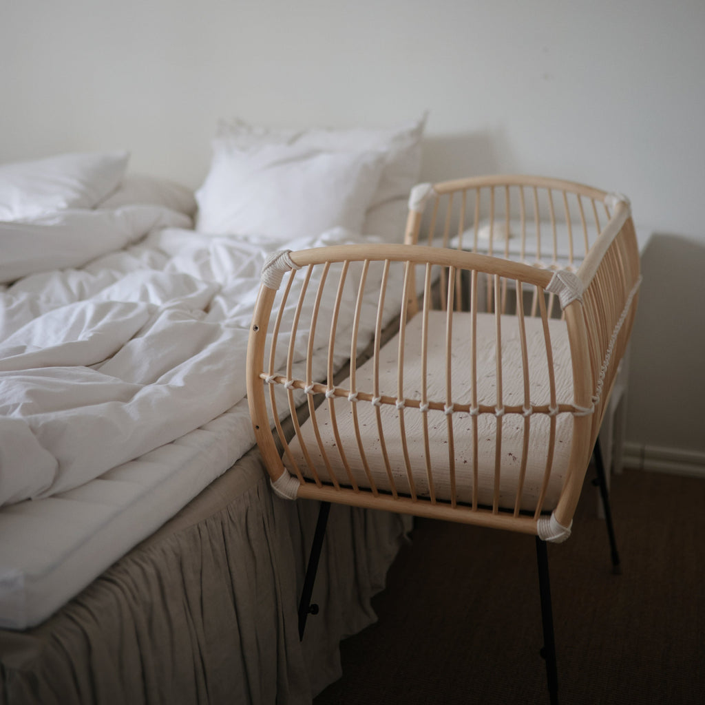 Organic Cotton Muslin Crib Sheet - Various Colors