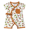 Kimono short romper- meadow*