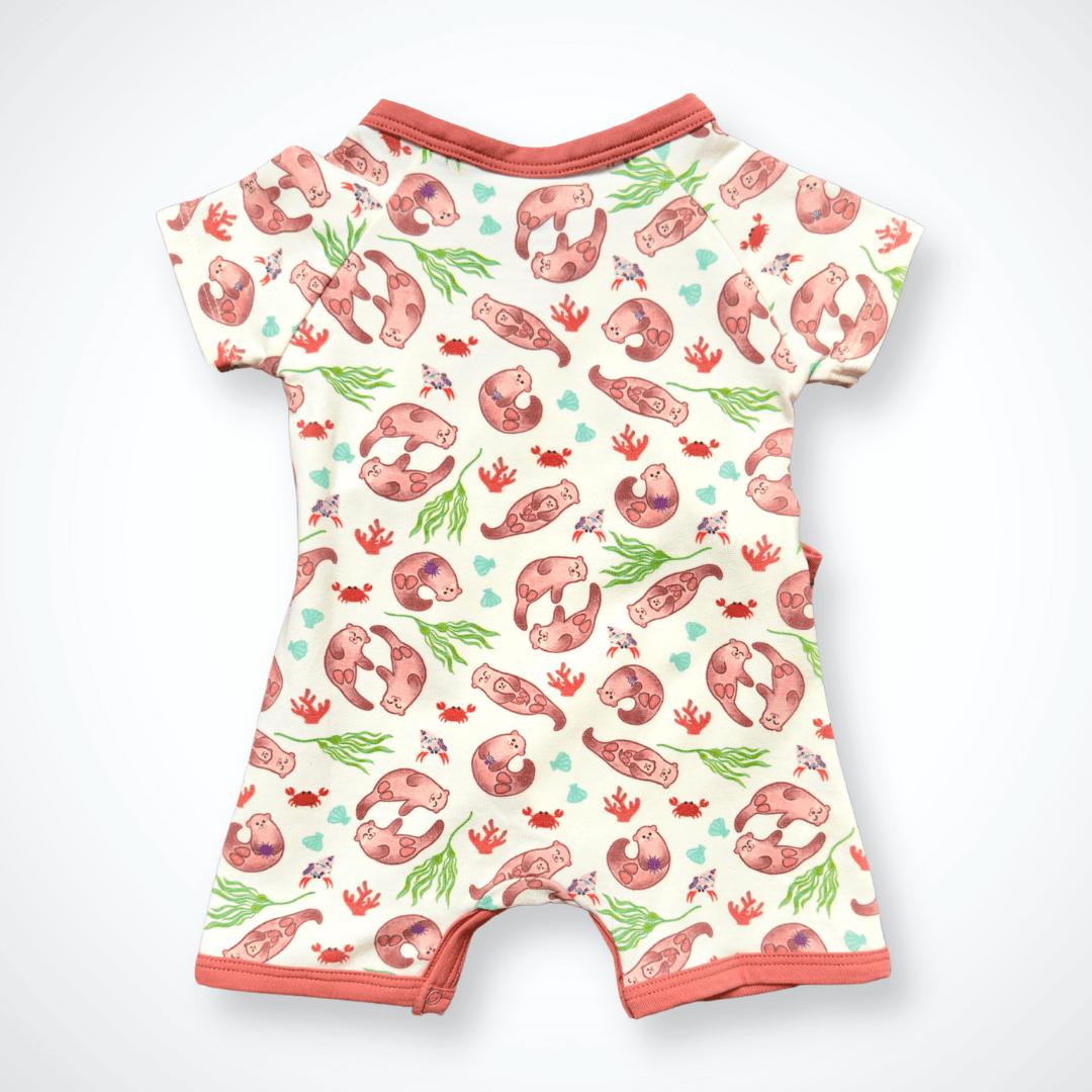 Kimono short romper- otter*
