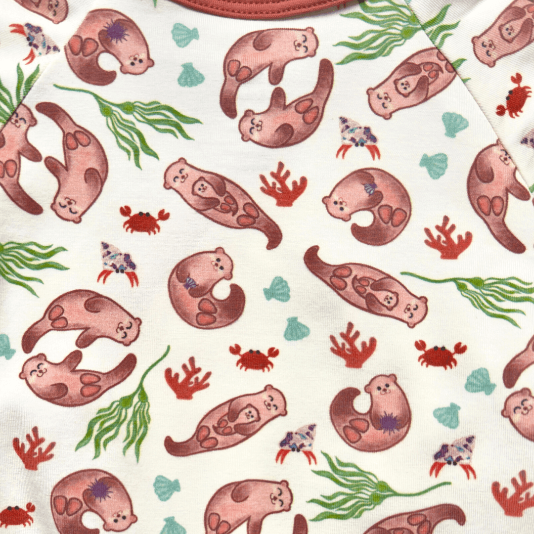 Kimono short romper- otter*