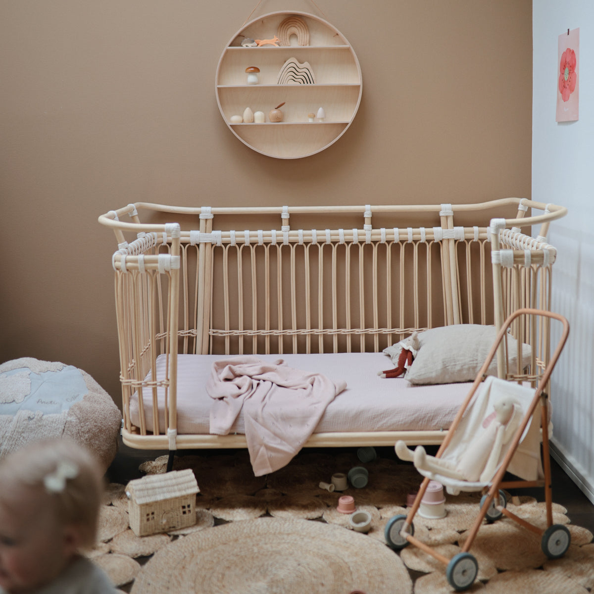 Organic Cotton Muslin Crib Sheet - Various Colors