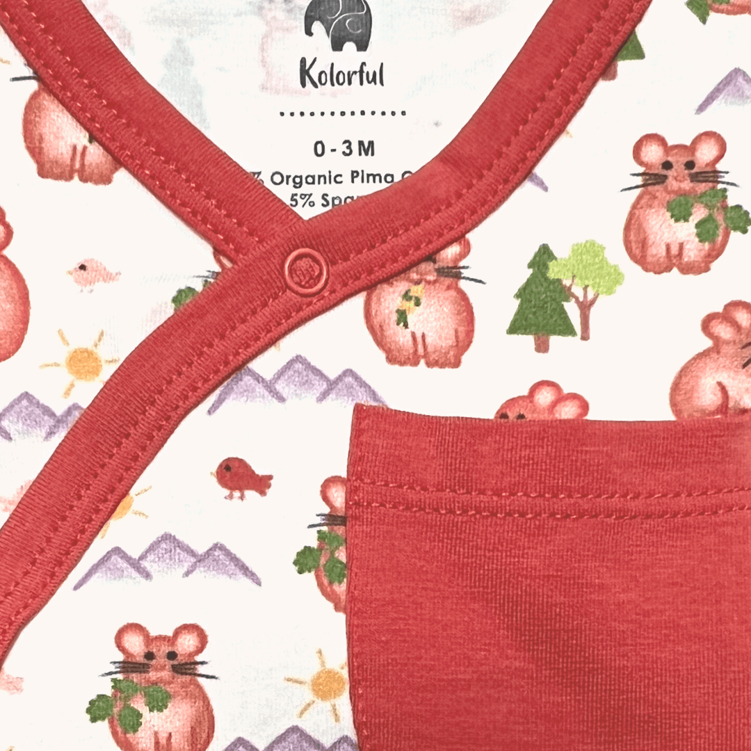 Kimono short romper- pika*