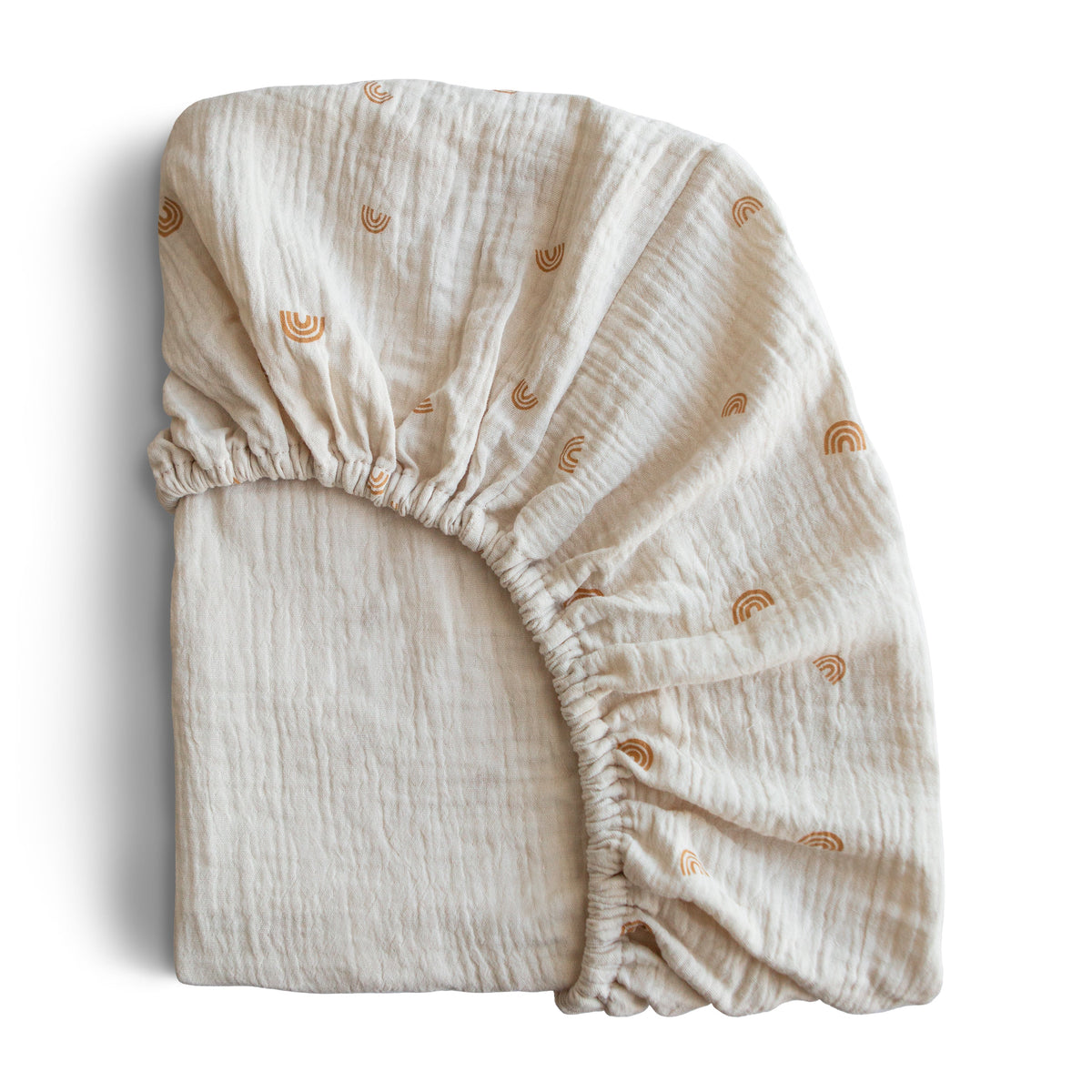 Organic Cotton Muslin Crib Sheet - Various Colors