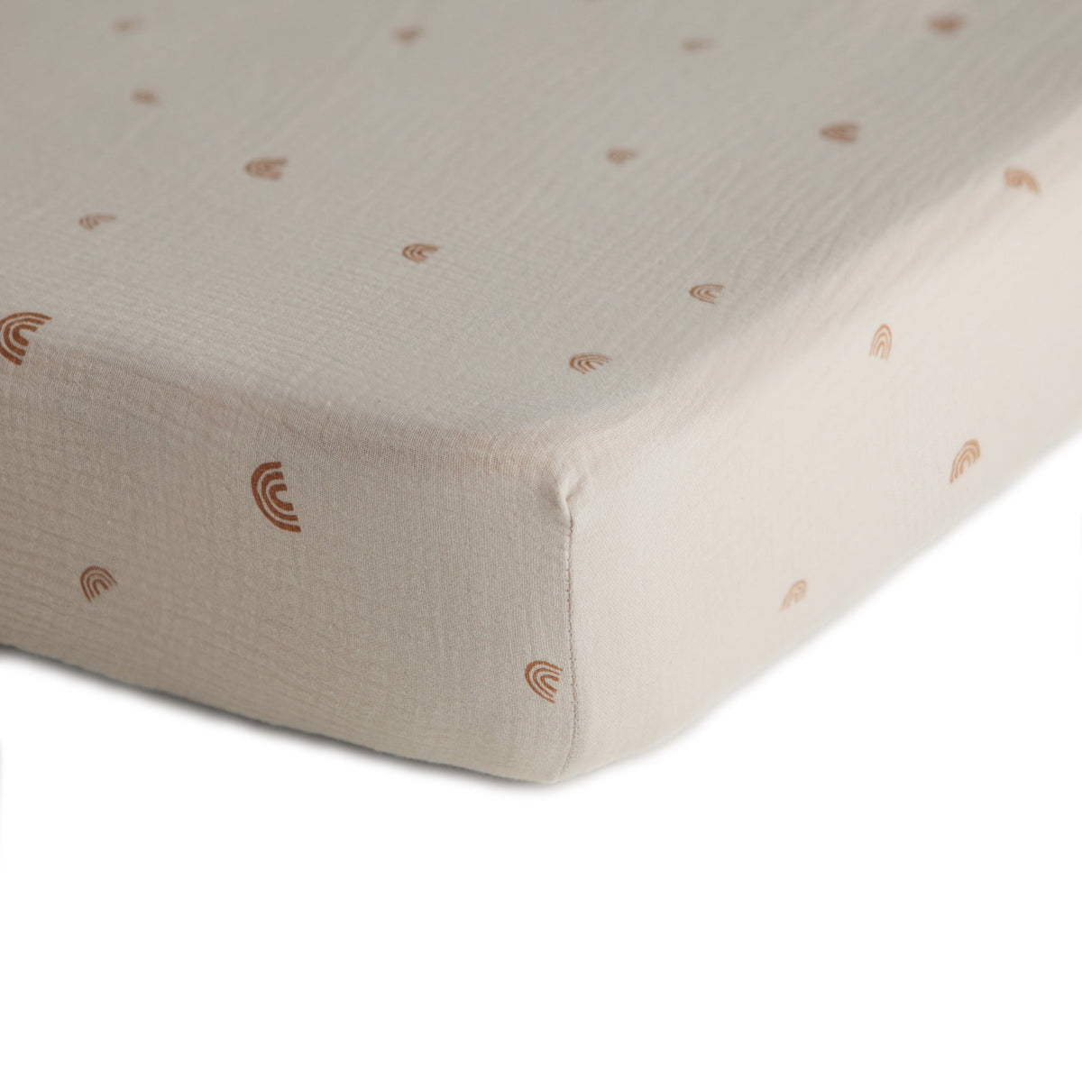 Organic Cotton Muslin Crib Sheet - Various Colors