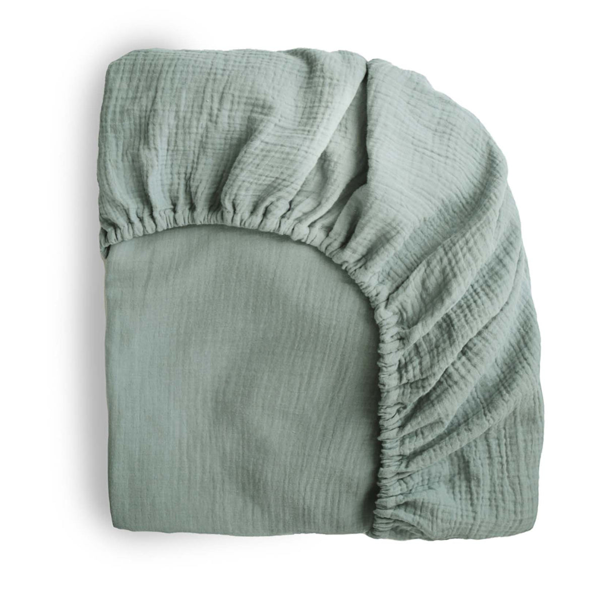 Organic Cotton Muslin Crib Sheet - Various Colors