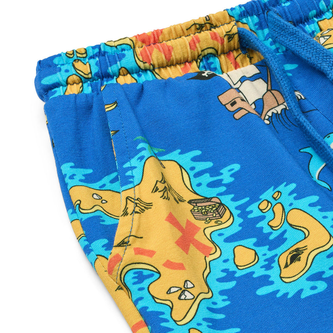 Shorts- pirate, royal blue