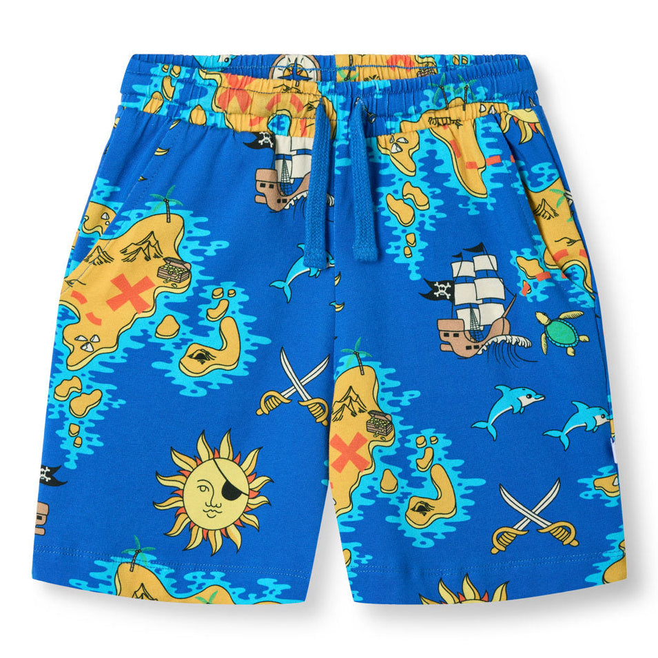 Shorts- pirate, royal blue