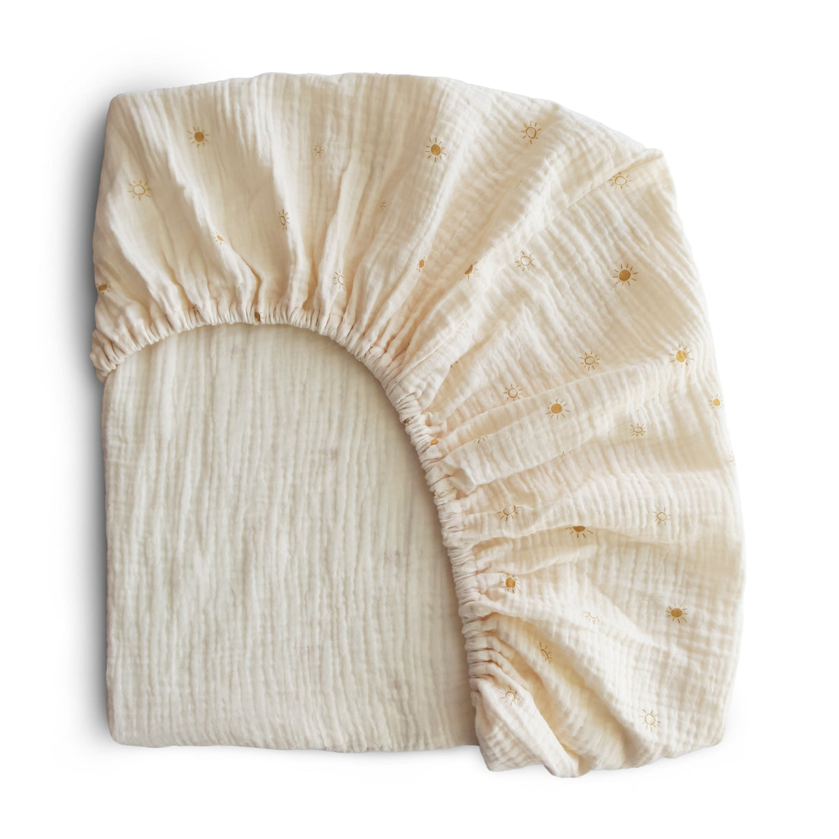 Organic Cotton Muslin Crib Sheet - Various Colors