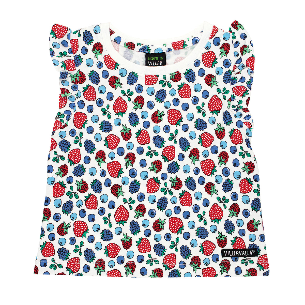 Ruffle tank top- berry