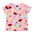 Short-sleeved t-shirt- fruit, blossom pink