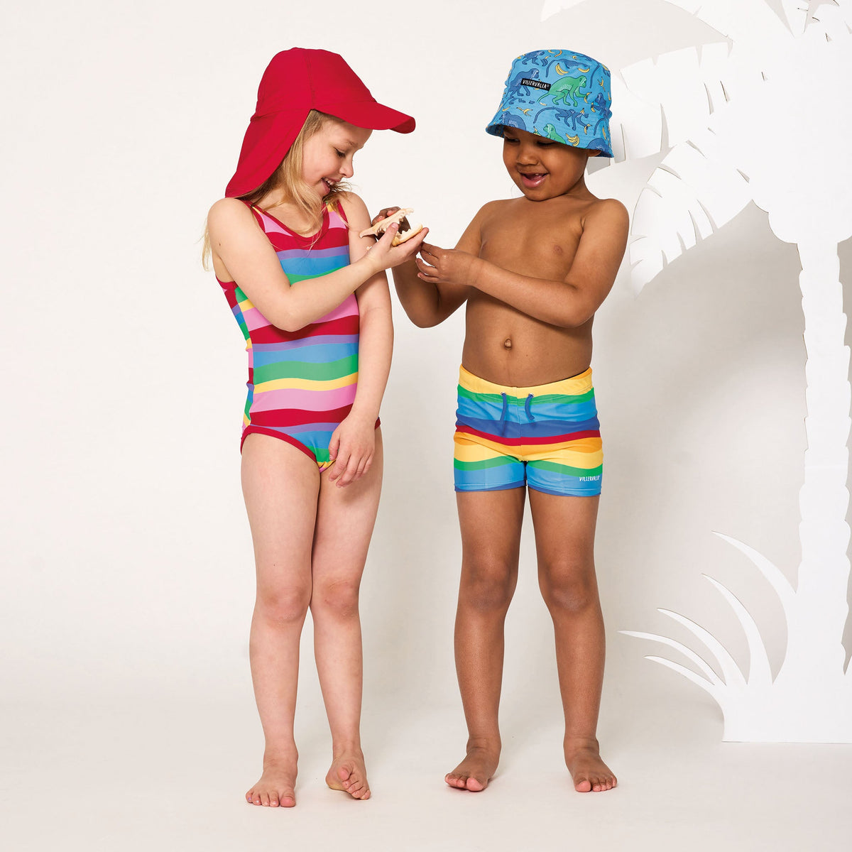 Swimsuit- garden stripe