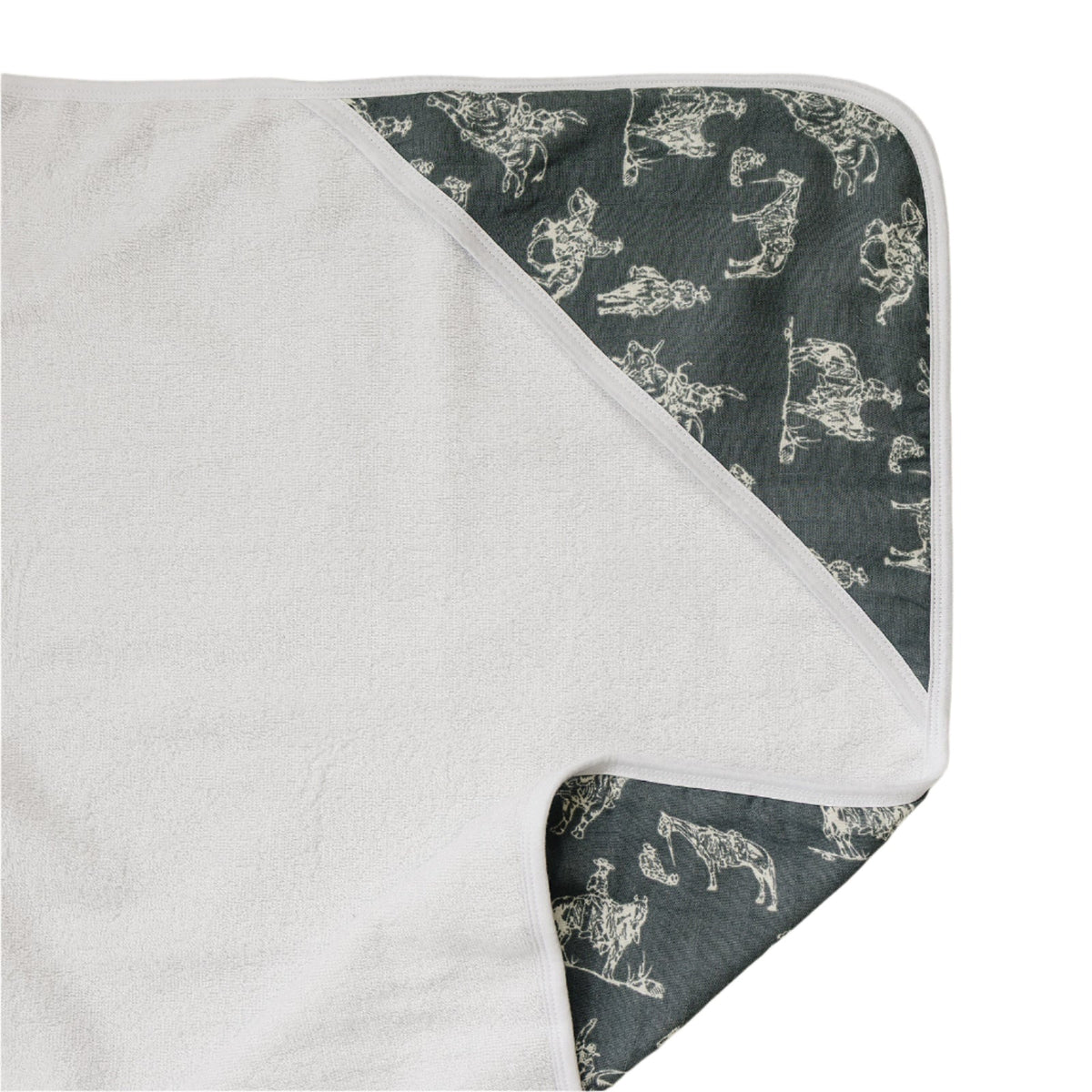 Muslin hooded towel- wild west*