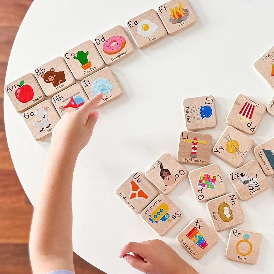 Wooden Learning Tiles - Alphabet