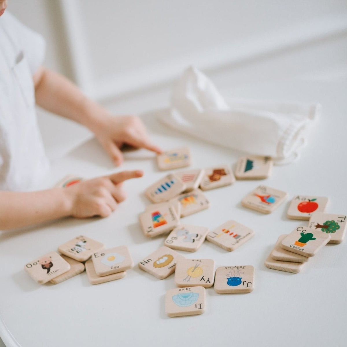Wooden Learning Tiles - Alphabet