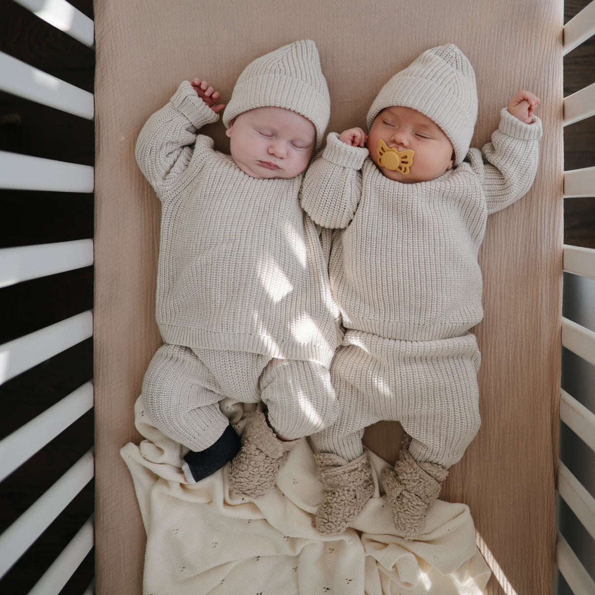 Organic Cotton Muslin Crib Sheet - Various Colors
