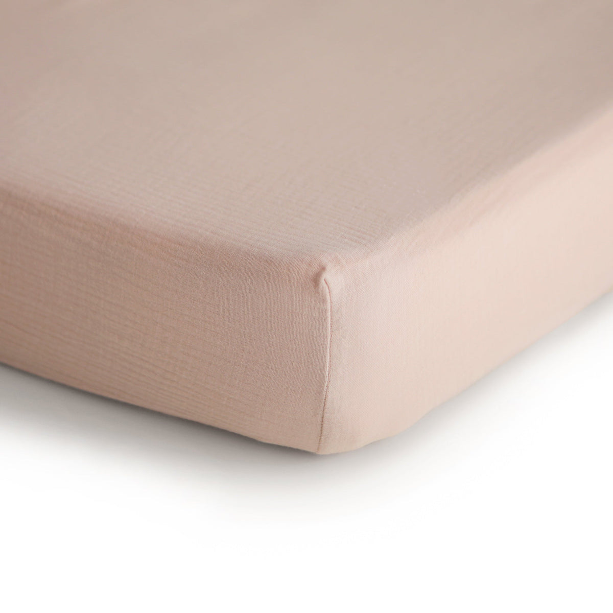 Organic Cotton Muslin Crib Sheet - Various Colors