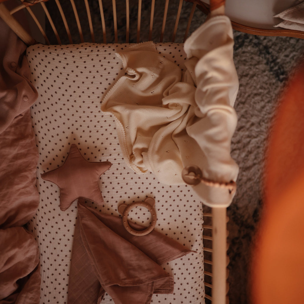 Organic Cotton Muslin Crib Sheet - Various Colors